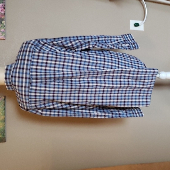 Wrangler western checkered plaid button down shirt - Picture 3 of 5